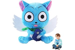 YISKY Fairy Tail, Poupée et Figurine en Peluche, Oreillers et Cadeau pour Enfants
