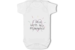 Simply Wallart I love both my Mummies! - Baby Vest