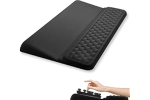 FENTAR Podkładka pod nadgarstki ze stojakiem na klawiaturę (czarna)
