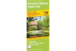 Naturpark Südheide - Region Celle: Rad- und Wanderkarte mit Ausflugszielen, Einkehr- & Freizeittipps, wetterfest, reissfest, abwischbar, GPS-genau. 1:50000 (Rad- und Wanderkarte: RuWK)