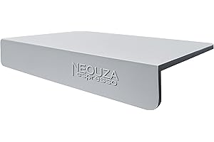 NEOUZA Tapete de manipulación de espresso, estación de apisonamiento de esquina de café, almohadilla de silicona de grado alimenticio para portafiltro (gris)