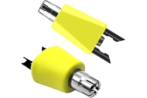 WANDERGO Testine di ricambio per rasoio naso e orecchie e sopracciglia, 2 pezzi OneBlade tagliacapelli per naso, lame Oneblade compatibili con Philips, tagliacapelli da uomo per