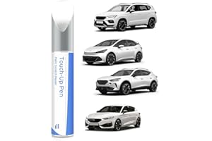 PARTS4EV S9R Nevada Bianco Perla Pennarello per vernice compatibile con Cupra - Corrispondenza esatta per scheggiature e graffi