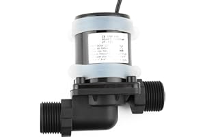 EUJGOOV Mini Dc Circulating Boost, Boost Inline Mini Hot Water Circulation Pump 100°C 12V ‑40℃ ~100℃