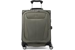 Travelpro Maxlite 5 | International Carry-On Spinner, jeden rozmiar, Zielony łupek, Carry-on 19-Inch, Maxlite 5 Softside Rozszerzalne koło obrotowe Bagaż