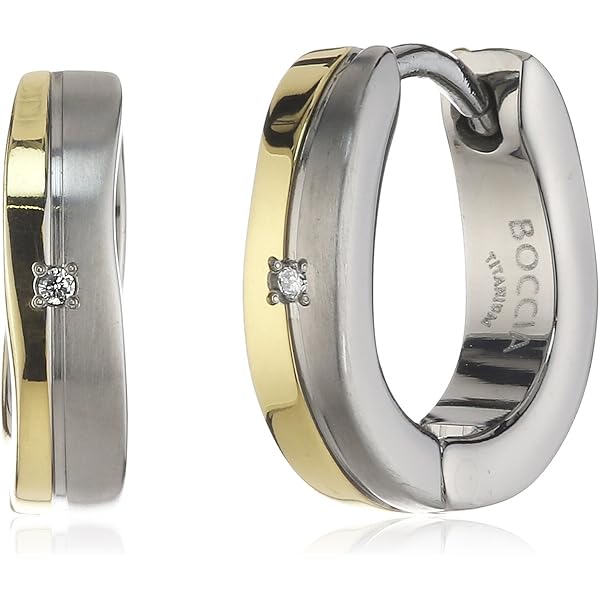 Pendientes Pin Asimétricos De Plata Con Baño De Oro Y Cinco Piedras... | Pendientes Fox