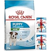 Royal Canin Mini Puppy K&uuml;&ccedil;&uuml;k Irk Yavru K&ouml;pek Maması 2 Kg + 2 Adet 85 Gr Pouch Konserve Yaş Mama Hediye