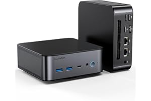 ‎ALLIWAVA ALLIWAVA H90 Mini PC Intel i7 11390H,32GB DDR4 512GB NVME SSD Mini Computer, Small Desktop Computer Support 8K UHD/WiFi 6/BT 5.0/DP/HDMI/RJ45 2.5G