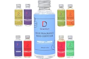 BARGAINS-GALORE Reed Diffuser Oil - 100ml Refill Bottle, Luxury Aromatic, Soothing Fragrance, Aromatherapy Scent Oils Wax | Home Essential Scented Perfume | Calm Mind - Refresh and Revitalize Your Space