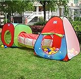 Casas Jardin niños,VicPow Interiores Casas Túnel para niños,Casas para niños,Casas de Niños interiores y tiendas de campaña Jardín(bolas no está incluido)