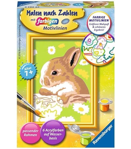 Porcellini D'India Dipingere Con I Numeri Kit Pittura Bambini Tema Animali Cornice Inclusa Gioco Educativo Per Bambini Da Anni 23940 P 416537