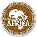 Produktbild 2 x Afrika Vinyl Aufkleber Aufkleber Laptop Reise Gepäck Auto Ipad Schild Fun # 4799 - 10cm/100mm Wide