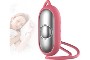 Calm Carry Sleep Aid Device - Winkithw Anxiety Relief for Adults, Rechargeable Microcurrent Insomnia Solution, Portable Sleep Aid for Improved Deep Sleep, Calm Palm Device (Pink)