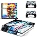 Produktbild H HILABEE Skin Aufkleber Cover Für PS4 Playstation 4 Konsole und Controller Aufkleber Set - Farbige Schädel