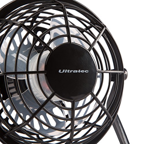 Ultratec USB Mini- Ventilator/Lüfter für den Schreibtisch, Schwarz - 5