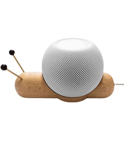 Support Silicone Antidérapant Pour HomePod Mini Et HomePod - Base Noire Stable Et Élégante