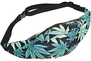 whatUneed Waterproof Waist Bag for Men Women, Lightweight Large Capacity Bumbag for Outdoor Walking Running, Storaging Wallet Phone Keys