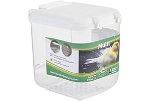 Beeztees Multi Baignoire pour Oiseau Blanc 14 x 11 x 14 cm