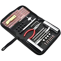 Kit Riparazione Pneumatici - 8 Pezzi Con Strisce E Strumenti Per Forature - Foto 11
