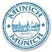 Produktbild DestinationVinyl 2 x 10cm/100mm München Deutschland Bayern Vinyl Selbstklebende Sticker Aufkleber Laptop Reisen Gepäckwagen Cool Zeichen Spaß #4584