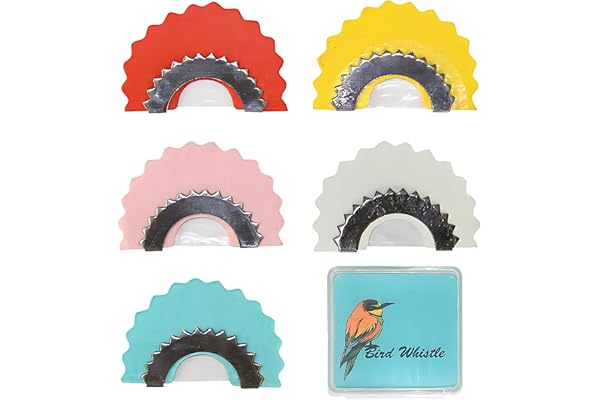 ZXUPOI 5 Pcs Oiseau Sifflet Bouche Wacky Sifflets Animal Sons Magique Amusant Oiseau Appelant Langue Sifflet Oiseau Appelant Langue Sifflet Jouets Tweeting Bruiteur pour Adulte Jouets