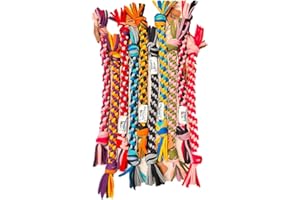 ANIMALUJOS Mordedor para Perros 30 cms de Cuerda Trenzada | Motivador canino | Hecho en España