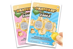 MIMI GRANDIT Lot de 2 cartes à gratter demande parrain + marraine, jeu de grattage, idée cadeau originale