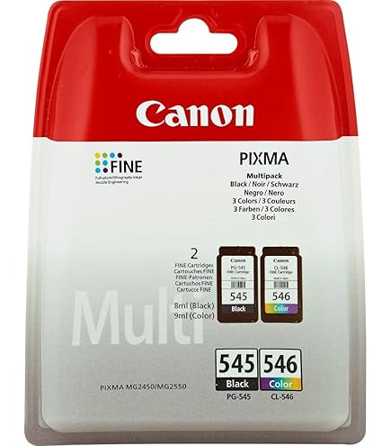 Canon PG545 Black & CL546 Colour Ink Cartridge For PIXMA MG2545S - View #14