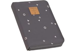 LÄSSIG Mamma copri passaporto U-booklet bag borsa porta documenti/Document Pouch Universe anthracite