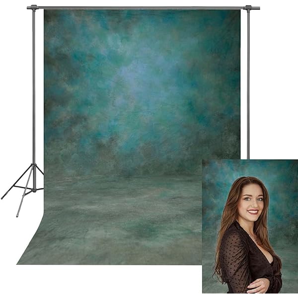 WR Black Abstract Portrait Backdrop Black Gray Solid Color Photography Background Adult Professional Portrait Studio Booth Props 6x8FT : Buy Online At Best Price In KSA - Souq Is Now