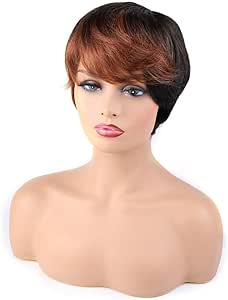 amazon parrucche corte capelli veri