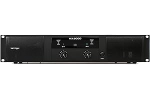 Behringer NX3000 Ultraleichter 3000-Watt-Class-D-Leistungsverstärker mit SmartSense-Lautsprecherimpedanzkompensation