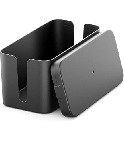 Scatola Portacavi XXL Nera - 405 Mm, Con Piedini Antiscivolo, Per Cavi E Ciabatte - Foto 11