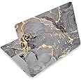 newplenty Laptop Skin Sticker Decal,13.3" 14" 15" 15.4" 15.6 inch Laptop Universal Vinyl Skin Sticker Cover,Dustproof Waterproof Reusable Art Decal Protector with Free 2 Wrist Pads (Marble 4)