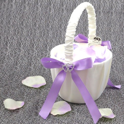1x Streukörbchen Hochzeit EinsSein® Amore flieder Blumenkinder Hochzeit - 2