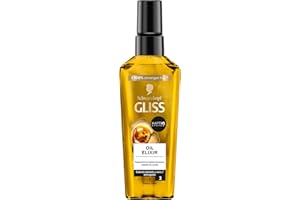 GLISS - Oil Elixir, 75 ml, Todo tipo de cabello, Nutrición, suavidad y brillo, Embellece el cabello sin engrasar