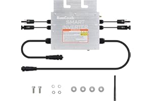 Hamgeek Micro Grid Tie Inverter 800W WiFi Steuerung Wechselrichter Solar Micro Wechselrichter IP65 wasserdichte Automatische Identifikation AC Ausgang Micro Inverter Solar Grid Tie