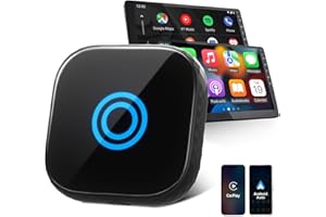 VeloBlast 2 in 1 Adattatore Wireless per CarPlay e Android Auto, Converte da Cablato a Wireless, Compatibile con Auto dal 2016, Plug-and-Play, Wi-Fi 5GHz, Connessione Automatica, Nessun Ritardo