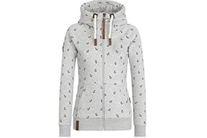 Newbestyle Jacke Damen Sweatjacke Hoodie Sweatshirt Oberteile Damen Pullover Kapuzenpullover Pulli mit Reissverschluss