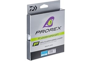Daiwa prorex Bas de ligne de pêche fluorocarbone Leader Material
