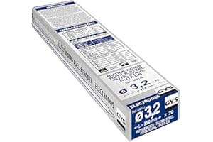 GYS, Métal d'Apport MMA, 70 Baguettes/Électrodes de Soudage Enrobées Rutiles E6013 Ø 3,2 mm x 350 mm, Demi-Étui, Pour Soudage Acier Toutes Positions