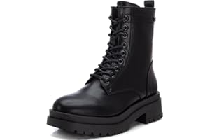 XTI - Botín cierre de cremallera para mujer, color: blanco, talla: 37