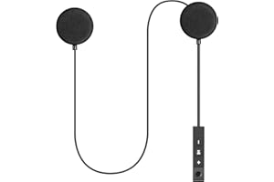 MAXTO Kask motocyklowy zestaw słuchawkowy Bluetooth na zewnątrz głośnomówiący głośnik Bluetooth 5.3 EDR bezprzewodowy zestaw słuchawkowy motocyklowy automatyczny anwser słuchawki wysokiej jakości