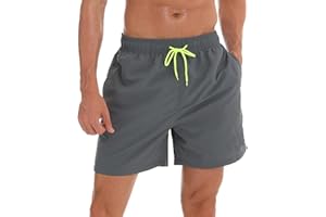 Arcweg Badehose für Herren Jungen Badeshorts für Männer Kurz Vielfarbig Schnelltrocknend Beachshorts Boardshorts Strand Shorts Trainingshose mit Mesh-Futter und Verstellbarem Tunnelzug