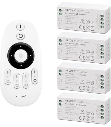 WT5 WiFi LED Controller 5-in-1 – Steuere RGB LED Streifen Per App, Alexa & Fernbedienung