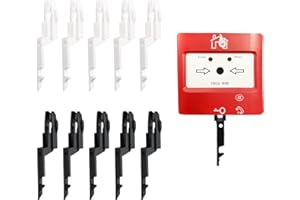 QKHCABLE 10 Pack Fire Alarm Test Key, Fire Call Point Key, Black and White Call Point Test Key Emergency Door Release Key Available for all Versions of Call Points