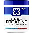 USN Micronised Creatine Powder 500g (79 Servings): Red Fruit Punch Flavour, 100% Pure Creatine Monohydrate Powder for Performance and Muscle Recovery, Suitable for Vegans