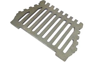 YOUR DIY SHOP Queenstar 18 Inch Cast Iron Fire Grate (Bottom Grate) - Flat/No Legs