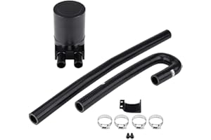 KSTE Oil Reservoir Catch Can Breather Tank Kit Compatible with B-M-W N54 335i 135i E90 E92 E82 2006-2010