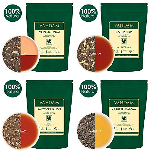 Chai-Tea-Sampler-10-TEAS-50-Servings-100-NATURAL-SPICES-Indias-Original-Masala-Chai-Teas-Brew-Hot-Iced-or-Chai-Latte-Tea-Variety-Pack-Tea-Gift-Set-Chai-Tea-Loose-Leaf-100gm